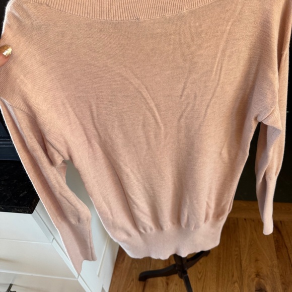 WHITE HOUSE BLACK MARKET WOMEN'S PINK SWEATER SIZE SMALL NWT - Picture 5 of 5